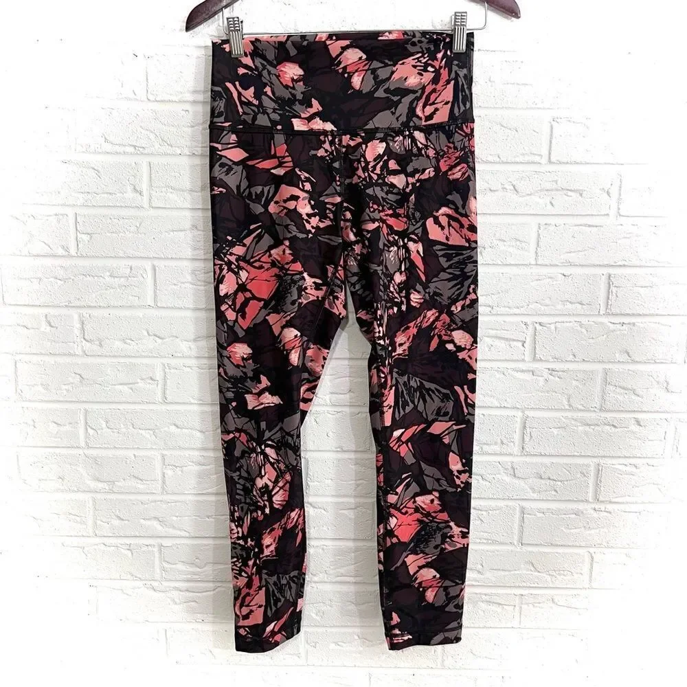 Lululemon High Times Pant (Full-On Luxtreme) Paint Storm Espresso Multi Size 8
